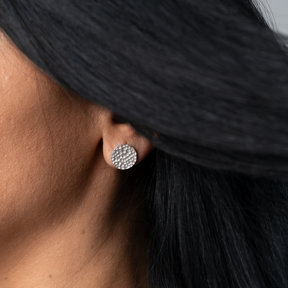 Cercei Pebble studs argint