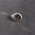 Round Signet Argint