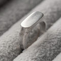 Heirloom Slim Signet Argint