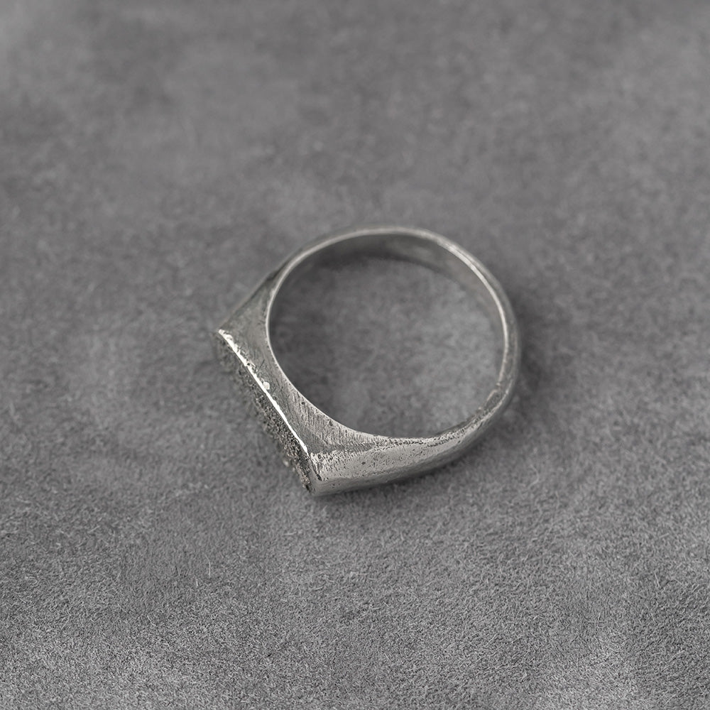 Slim Moon Signet Argint